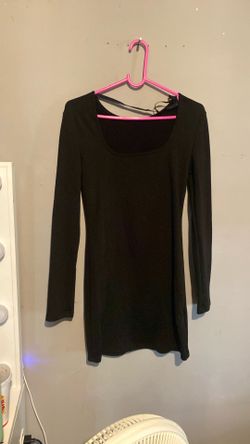 Black long sleeve dress
