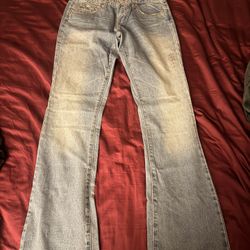 y2k Abercrombie & Fitch low rise medium/light wash jeans