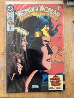 Original 1990 Marvel Comic Issue 41 Wonder Woman