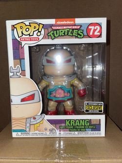 Funko Pop! Retro Toys! 6" KRANG (super) #72 TMNT  Teenage Mutant Ninja Turtles Entertainment Earth Exclusive. Pop. Funko. Figpin