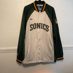 Sonics Basketball Warm Up Top Size 2XL