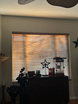 3 Natural Wood Blinds