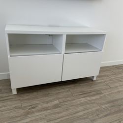 IKEA White TV Stand 