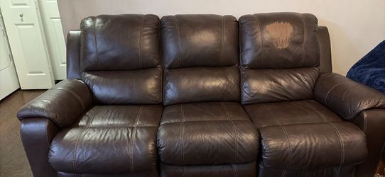 Leather couch