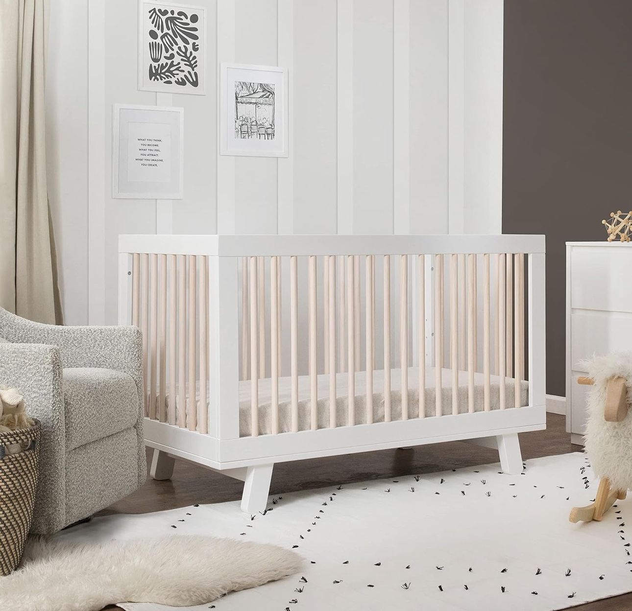 CRIB AND MATTRESS
