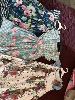 3 Dress 👗 For girls  Size 8