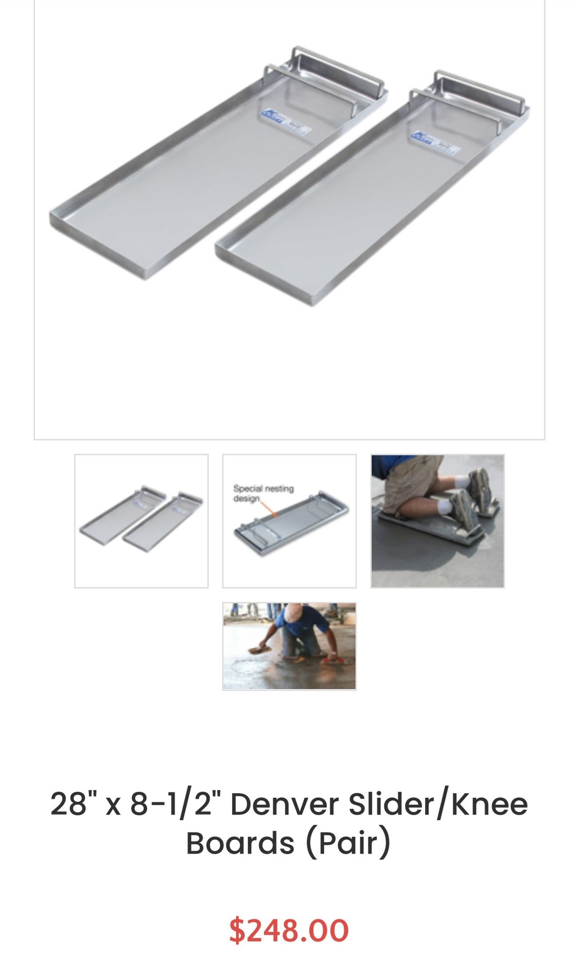 Kraft Denver Knee/Sliding Boards