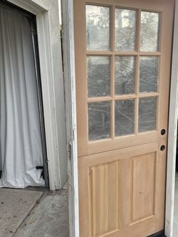 Unfinished Dutch Door
