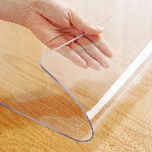 New Clear Vinyl Table Top Protector Small 12in X 12in