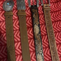 Justin And Tony Lama Belts