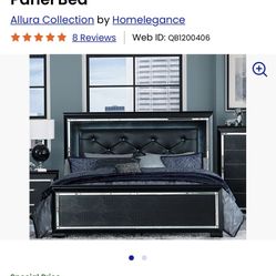 Full-size Bed And Night Stand