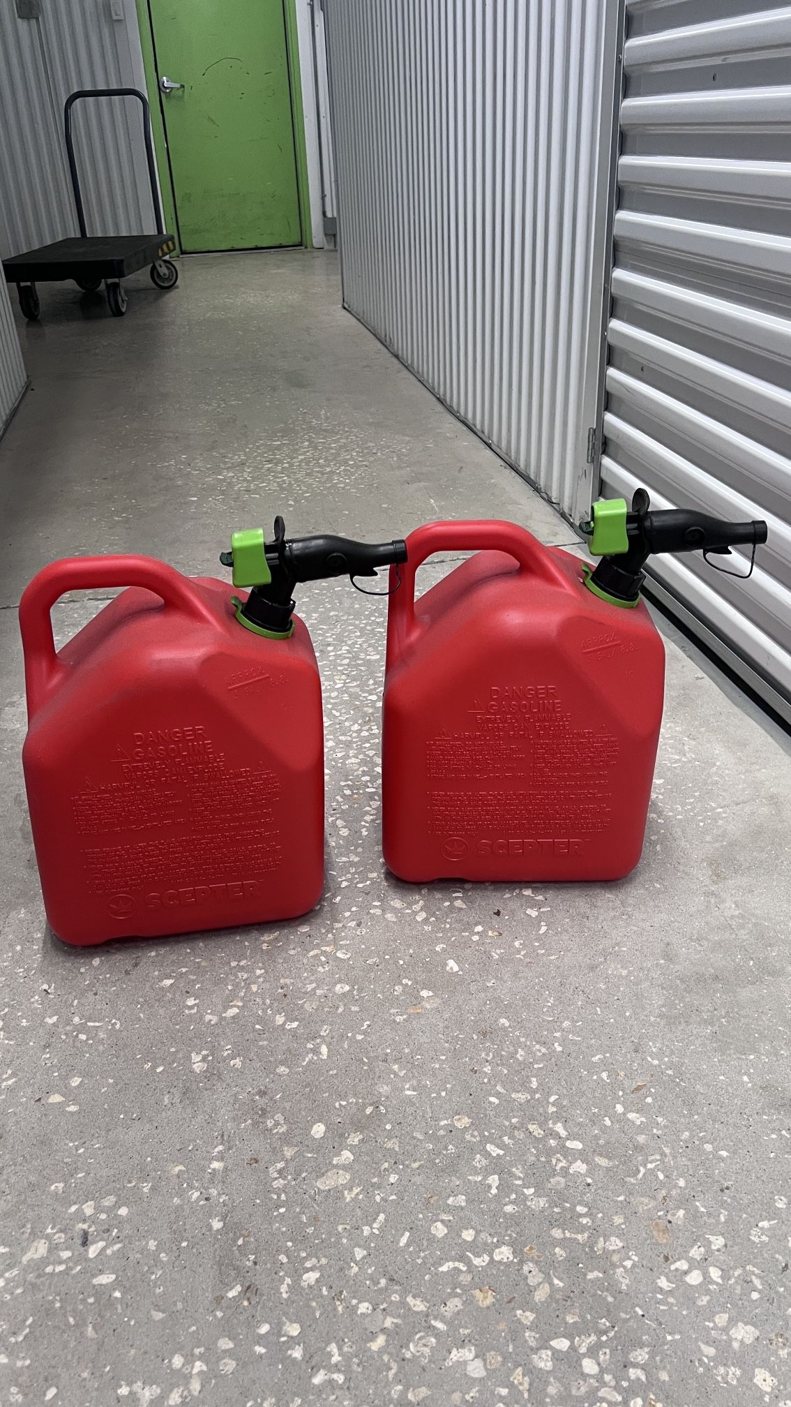 Two 5-Gallon Gas Cans