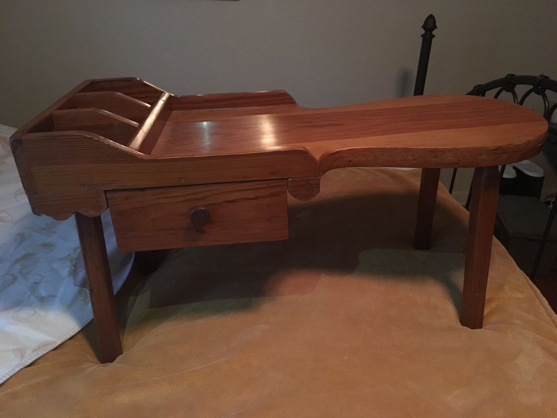 Antique walnut cobblers bench Perfect condition