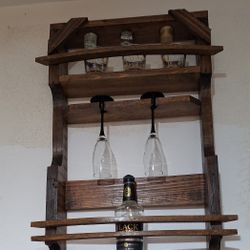 Wine and Whiskey Rack