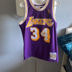 LA Lakers 1996 Mitchell And Ness Shaquille O’Neal Jersey