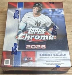2026 Topps Chrome baseball mega box