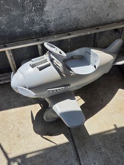 Vintage airplane pedal car