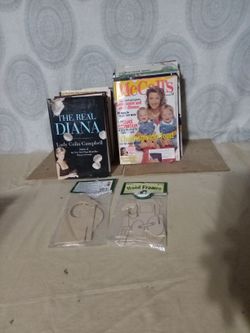 Autobiography Book Of Princess Diana Assorted Magazines Books Of Different Topics Coloring Books Lion King Coloring Book Train And House Wood Frames