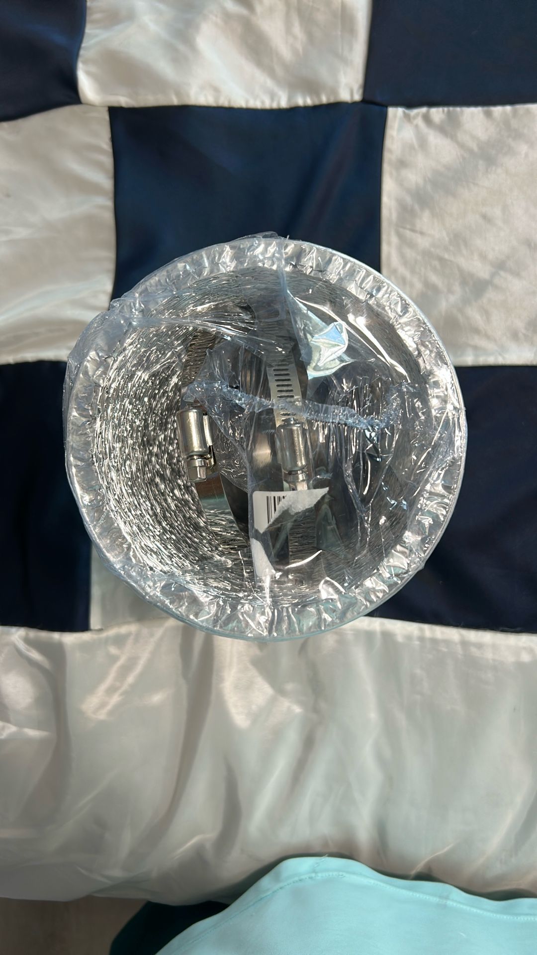 Steel soft Extra Thick Duct Hose (8inchx16feet,4.5meters with clamps