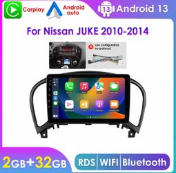 For Nissan Juke 2010-2014 Android Auto CarPlay 2+32GB Car Stereo Radio GPS