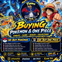 Buying pokemon & one piece !