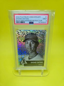 GRADED💥⚾️2022 Topps Platinum Anniversary Shohei Ohtani #1 Black & White⚾️💥