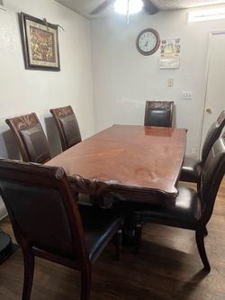 6 Seat Wood Dining Table