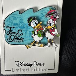 Adorable Disney - Fine & Dandy 2021 Donald Duck and Daisy Pin