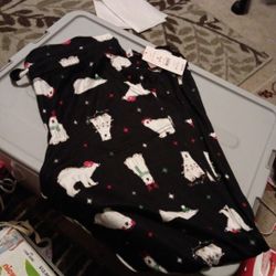 Ladies Sleep Jogger Pajamas.  Holiday Prints. New. $5 Each