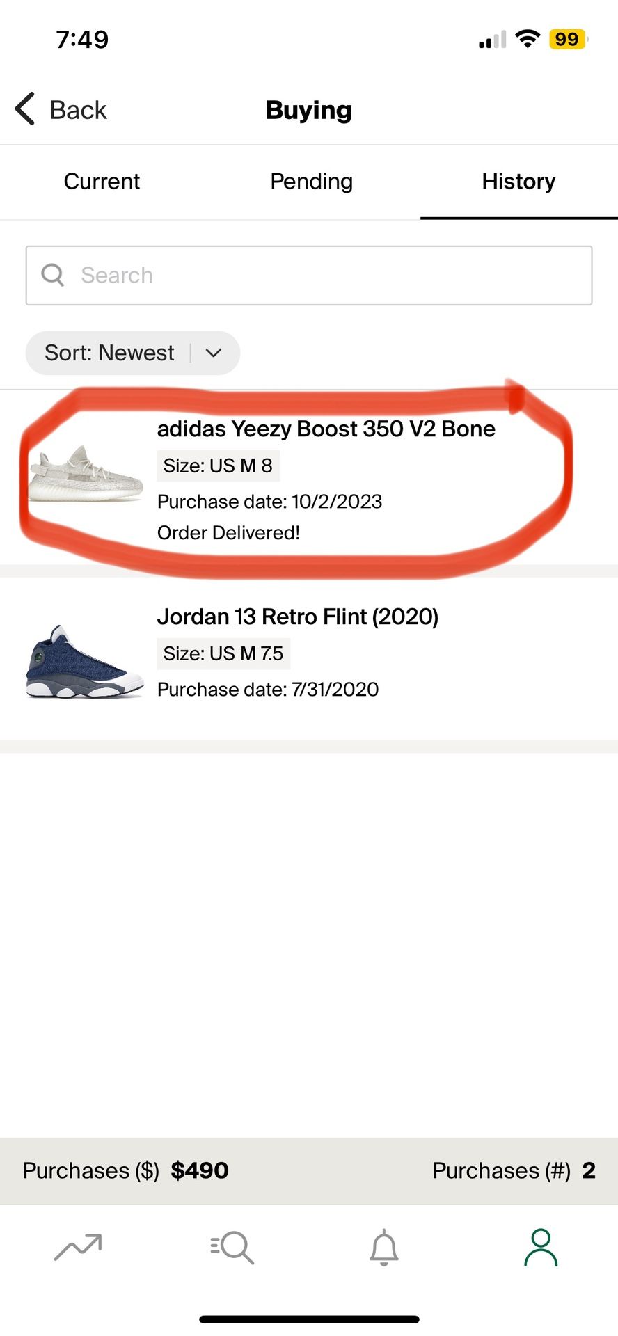 Brand New Adidas Yeezy Boost 350 V2