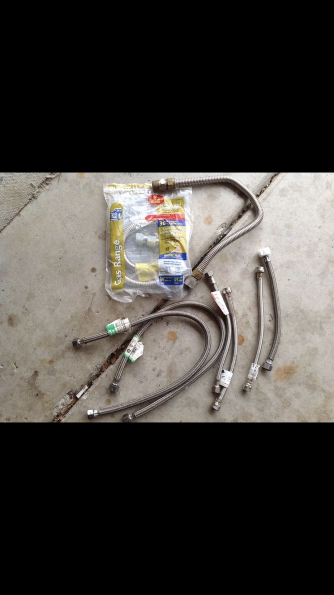 Miscellaneous new hoses