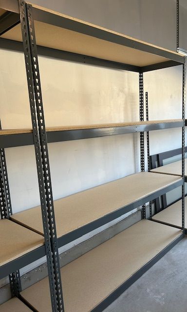 Garage Shelving 4 Tier 72 in W x 24 in D Storage Racks Stronger Than Homedepot Lowes And Costco Delivery Available