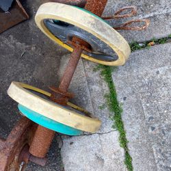 1handle With 2x 10lb 2x 5lb (olympic )