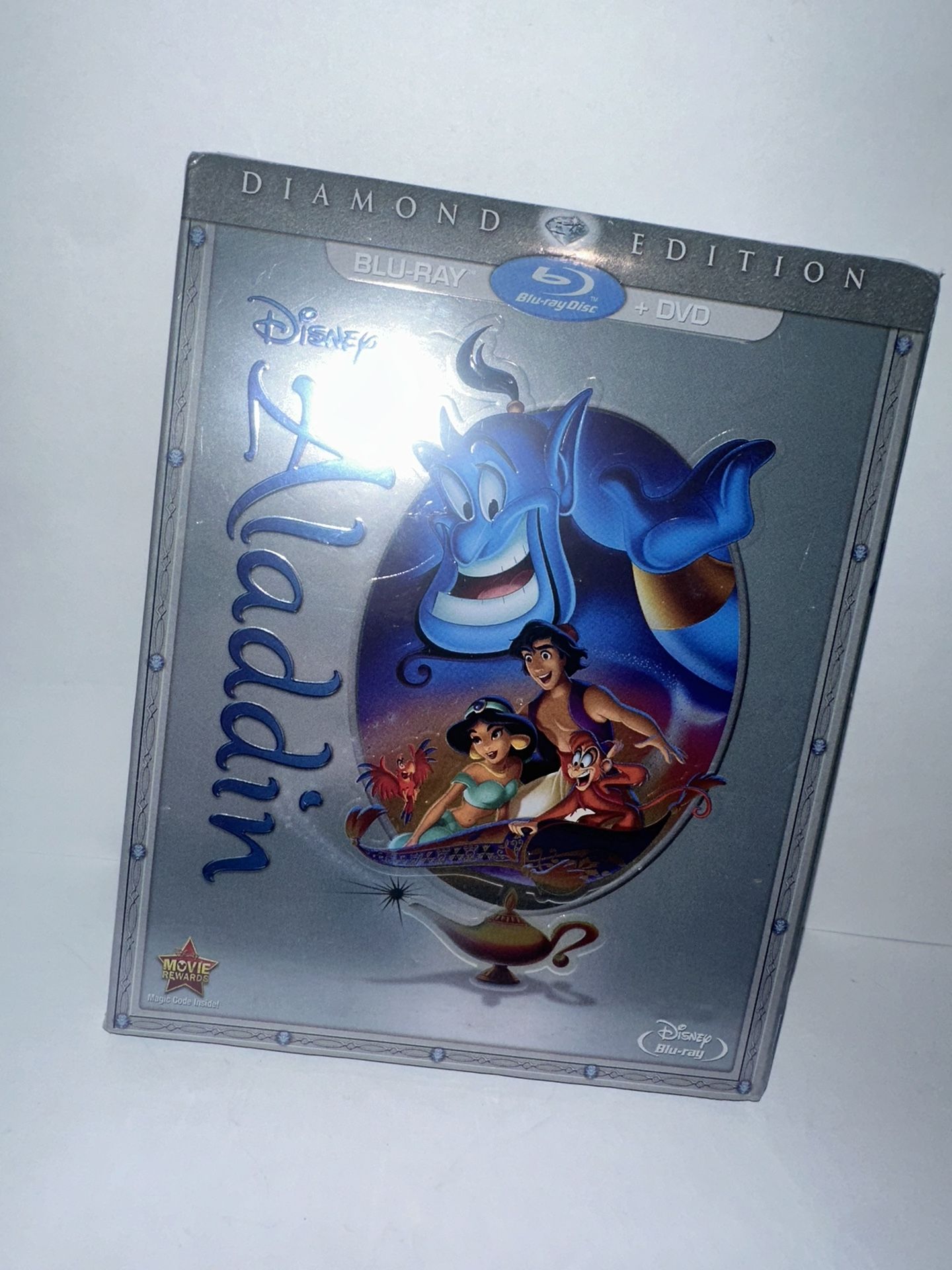 Aladdin (Blu-ray/DVD, 2015, 2-Disc Set, Diamond Edition) Brand New