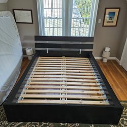 Ikea Hopen Queen Size Bed Frame