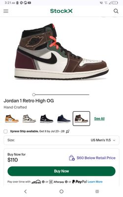 Retro jordan 1 OG size:11