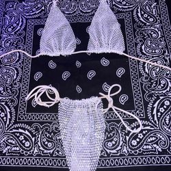 Deep in love bikini top and bottoms