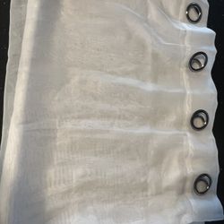 White Sheer Panels 