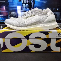 Adidas Ultra Boost Uncaged. White Reflective Size 10.5