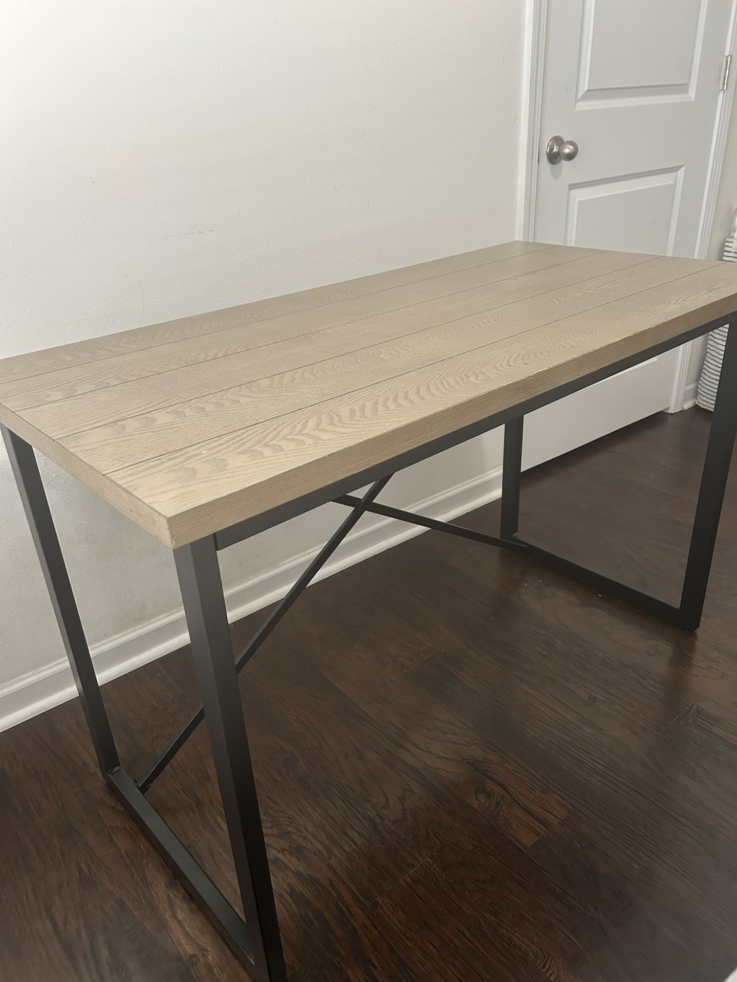 brown wooden desk