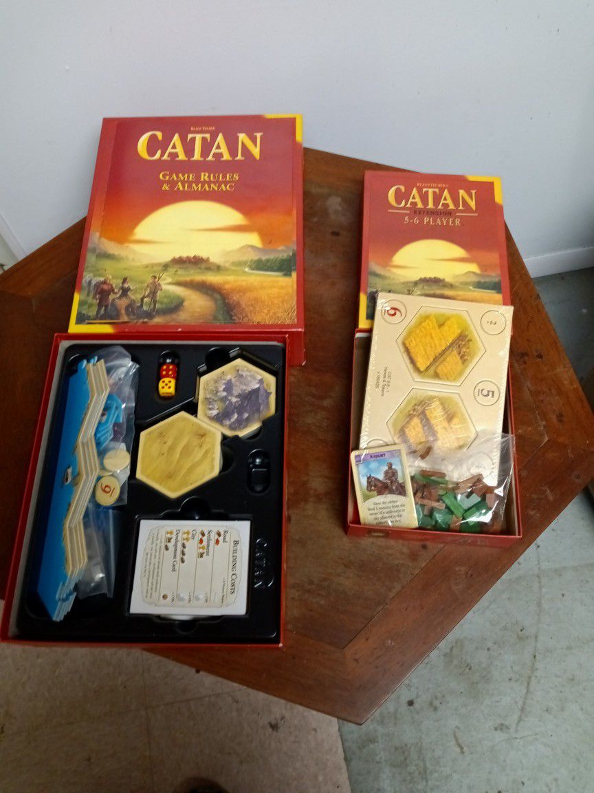 Catan Board Game W/5-6 Player Extension 