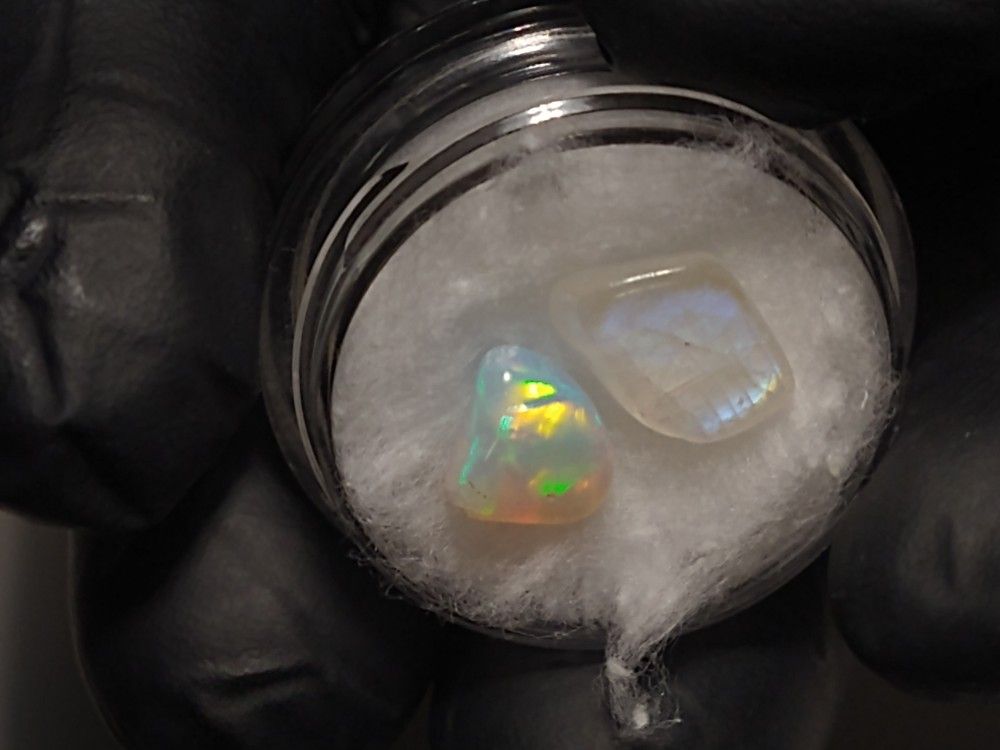 Very High Grade Opal Moonstone Combo