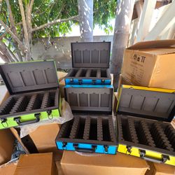 4 row carry case for Slabs PSA Beckett ccg sports cards dodgers lakers Pokémon  tcg mega evolution destined rivals ascended heroes op17 worlds stronge