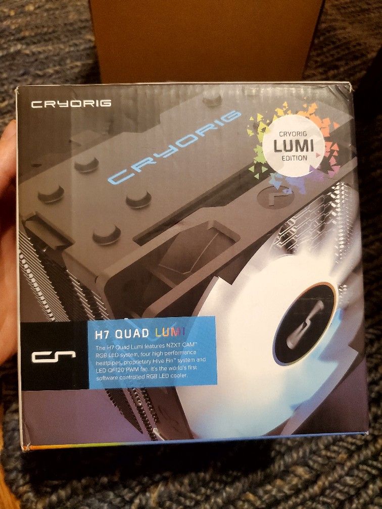 Cryorig H7 Quad Lumi Ventirad - RGB CPU Cooler