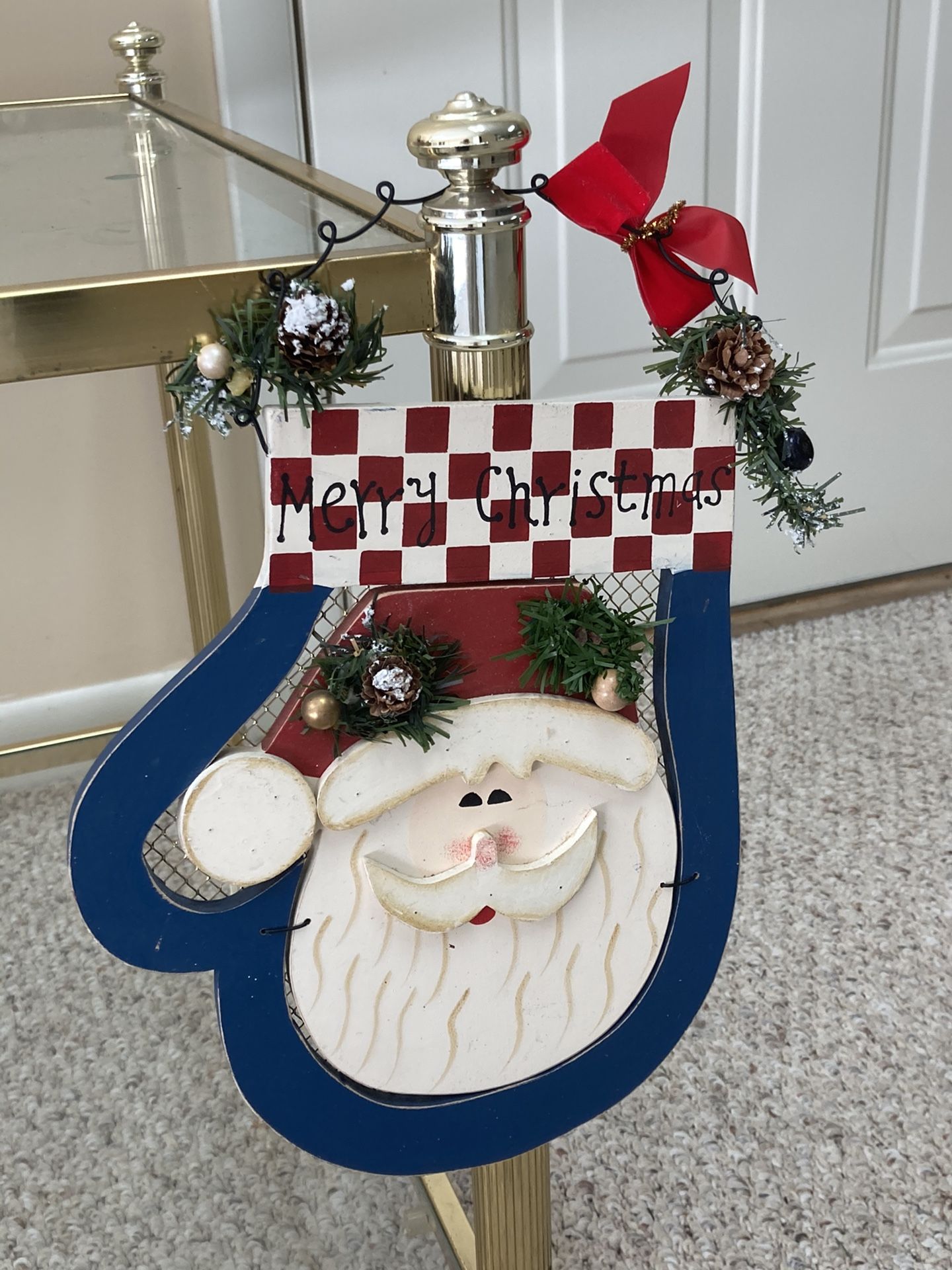 Wooden Christmas hanging