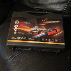 A car jumper for battery and could even charge your phones