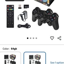 G11 Pro 4K Retro Game Box, Home Retro Video Game Console with 2 Wireless Controllers, HDMI Output, 30000+ Built-in Games (128GB)