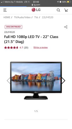 LG 22 inch TV