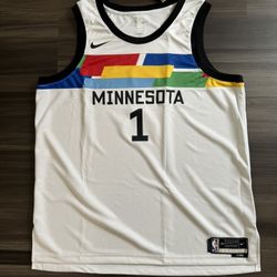 Nike Anthony Edwards Swingman City Edition Jersey Men’s 2XL MSRP $120