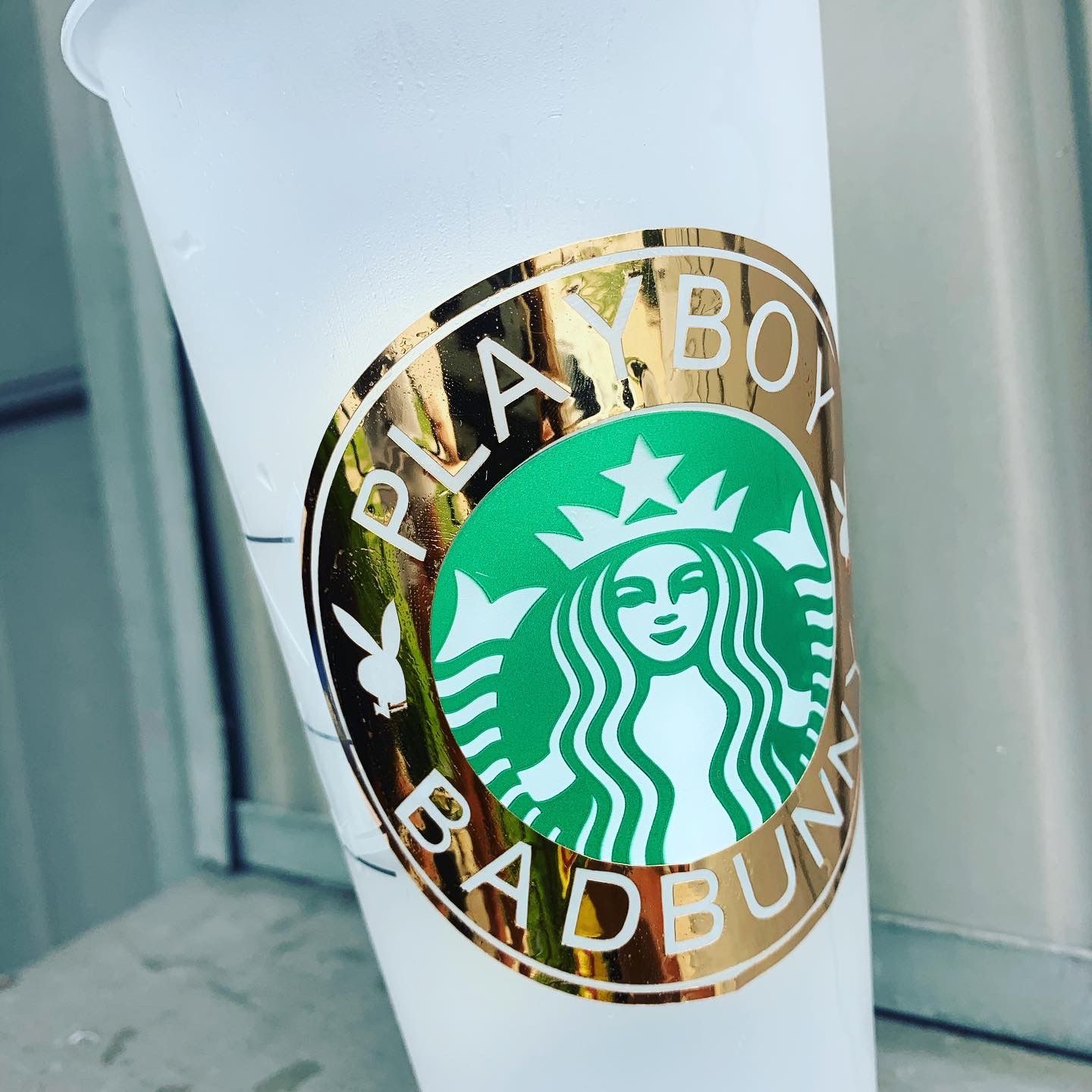 Color Changing Badbunny Starbucks Cup